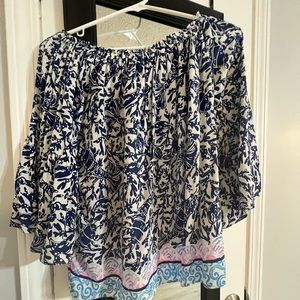 Blouse from Lilly Pulitzer 1\ 2 sleeve was worn couple times